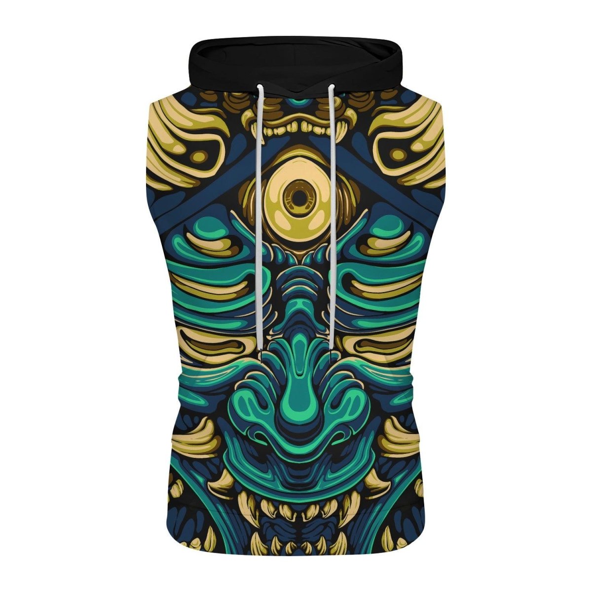 Seven Eye Oni Sleeveless Pullover & Zip Hoodie - BattleFitGear