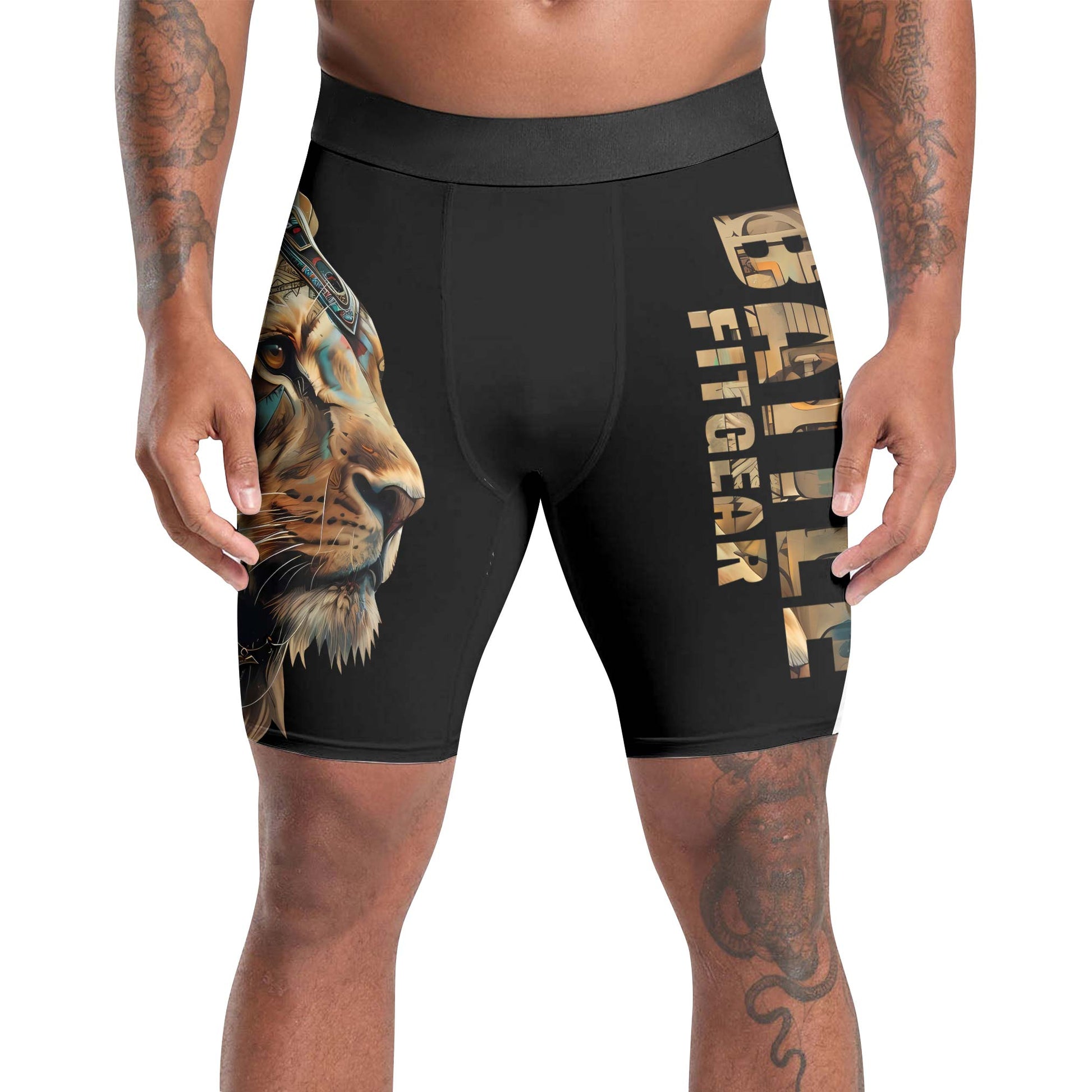 Acient Lion Compression Shorts