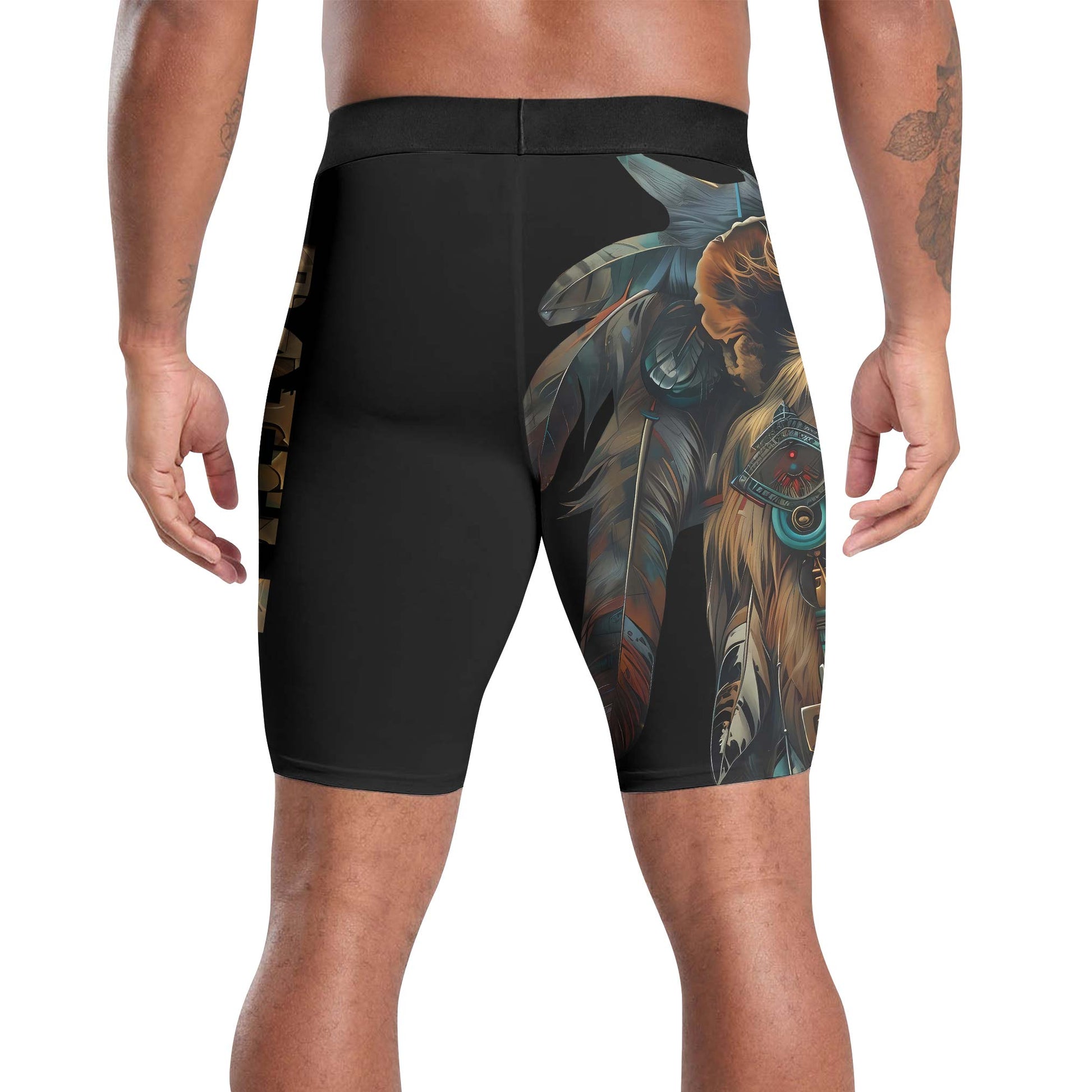 Acient Lion Compression Shorts
