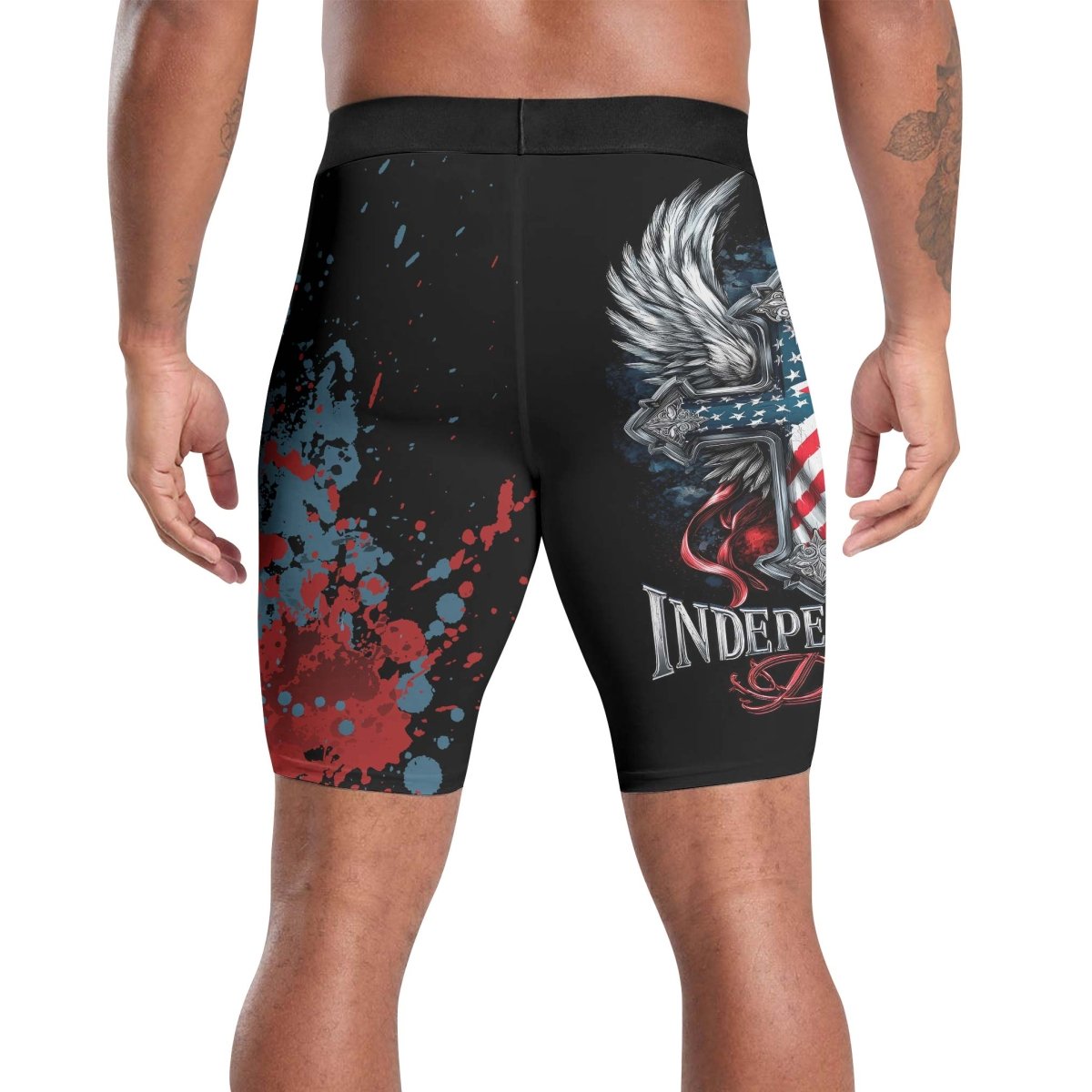 American Independence Cross Compression Shorts - BattleFitGear