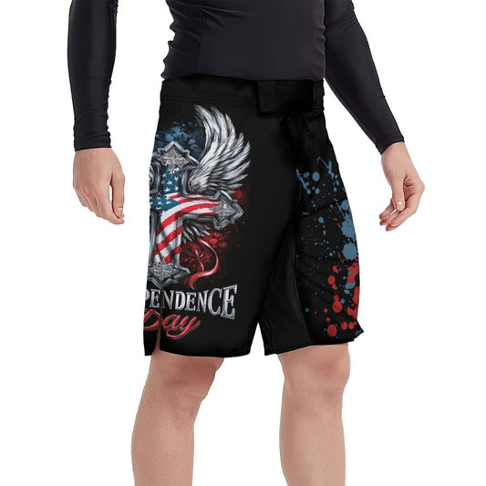 American Independence Cross Fight Shorts - BattleFitGear