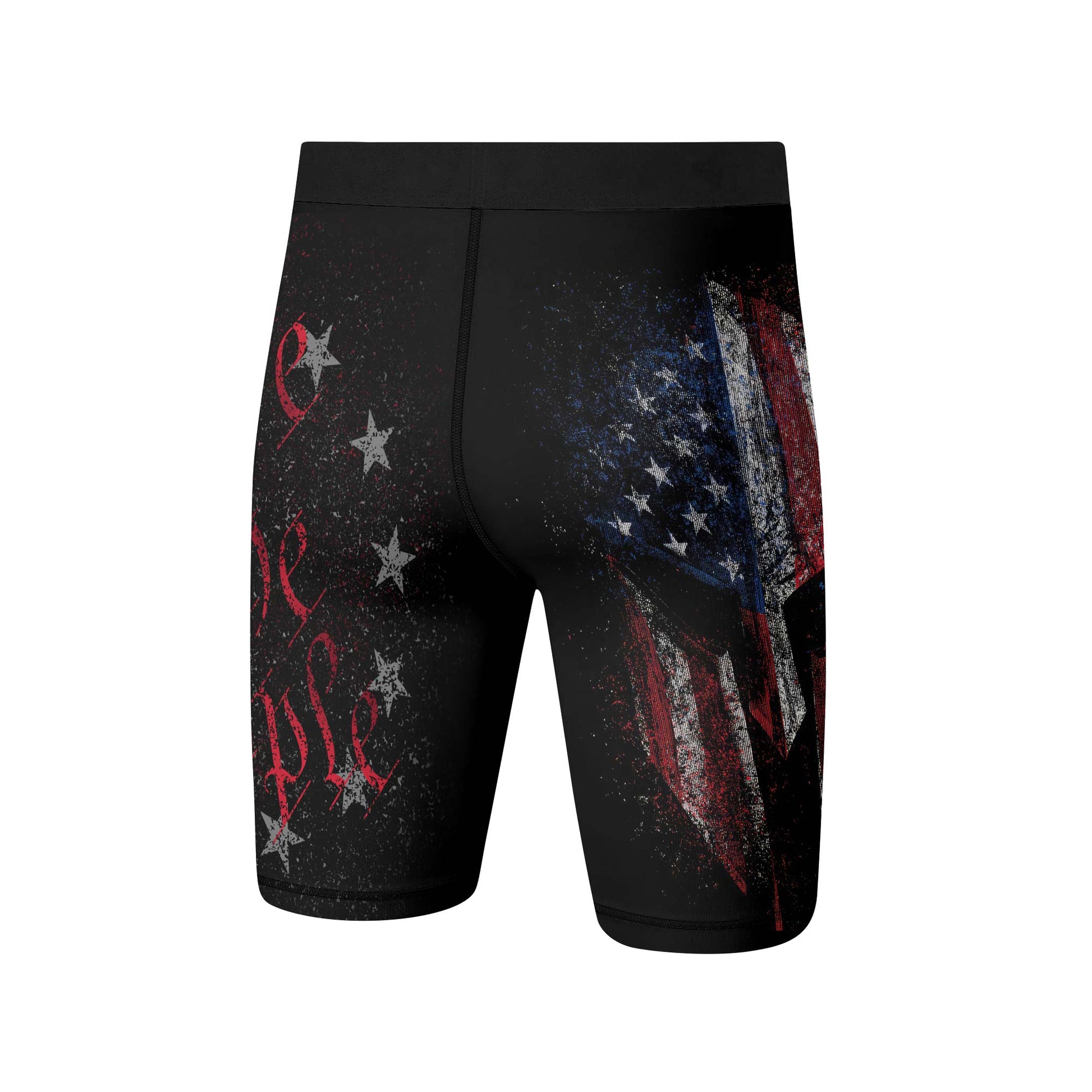 American Jiu Jitsu Grunge Compression Shorts