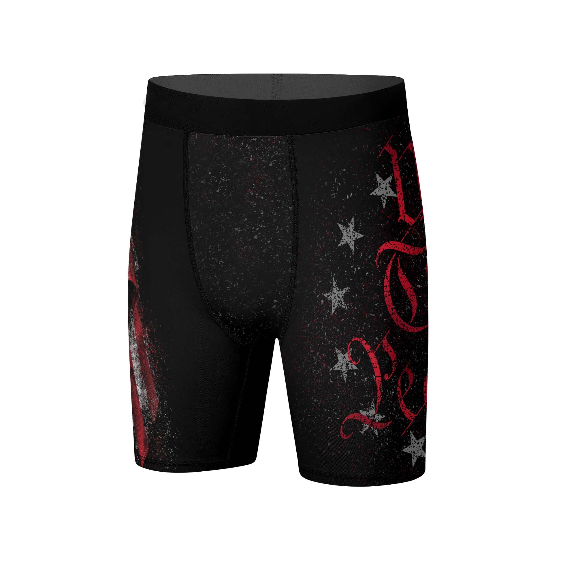 American Jiu Jitsu Grunge Compression Shorts