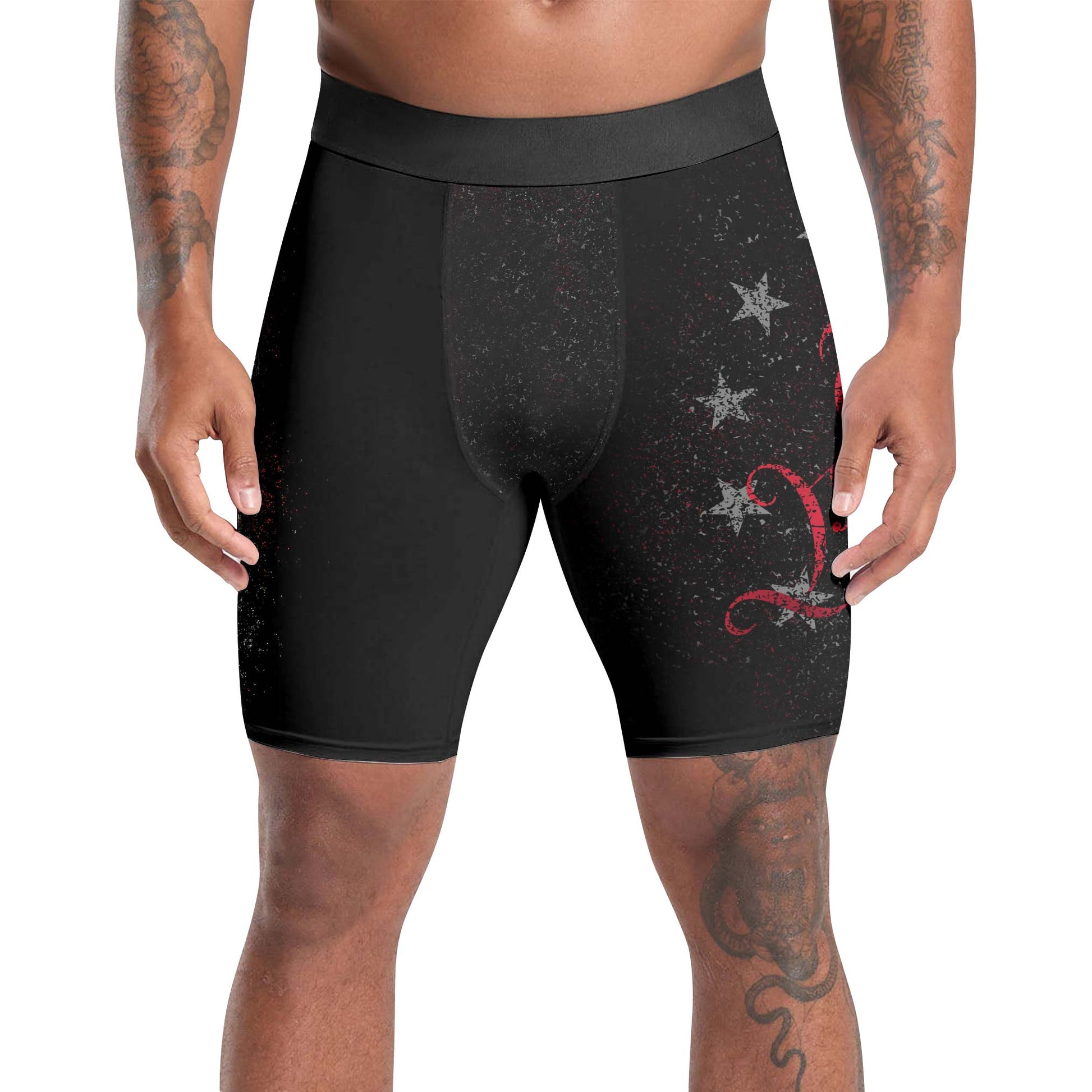 American Jiu Jitsu Grunge Compression Shorts