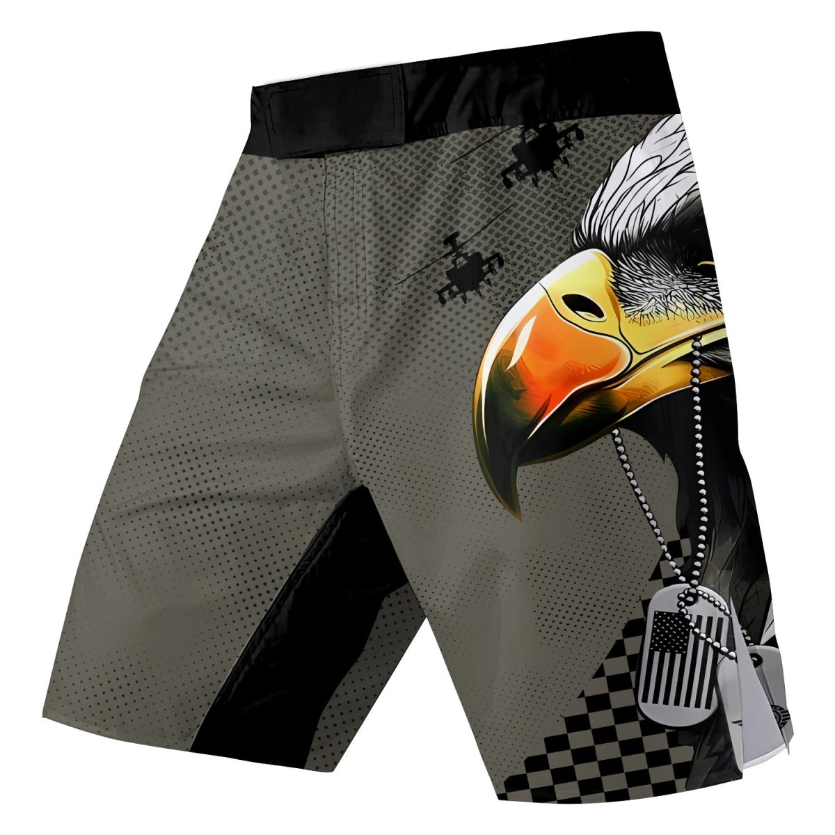 American Veteran Military Fight Shorts - BattleFitGear