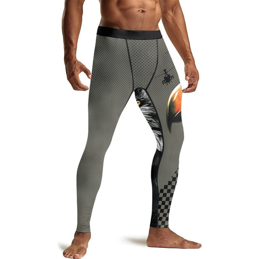 American Veteran Military Men's Compression Leggings - BattleFitGear