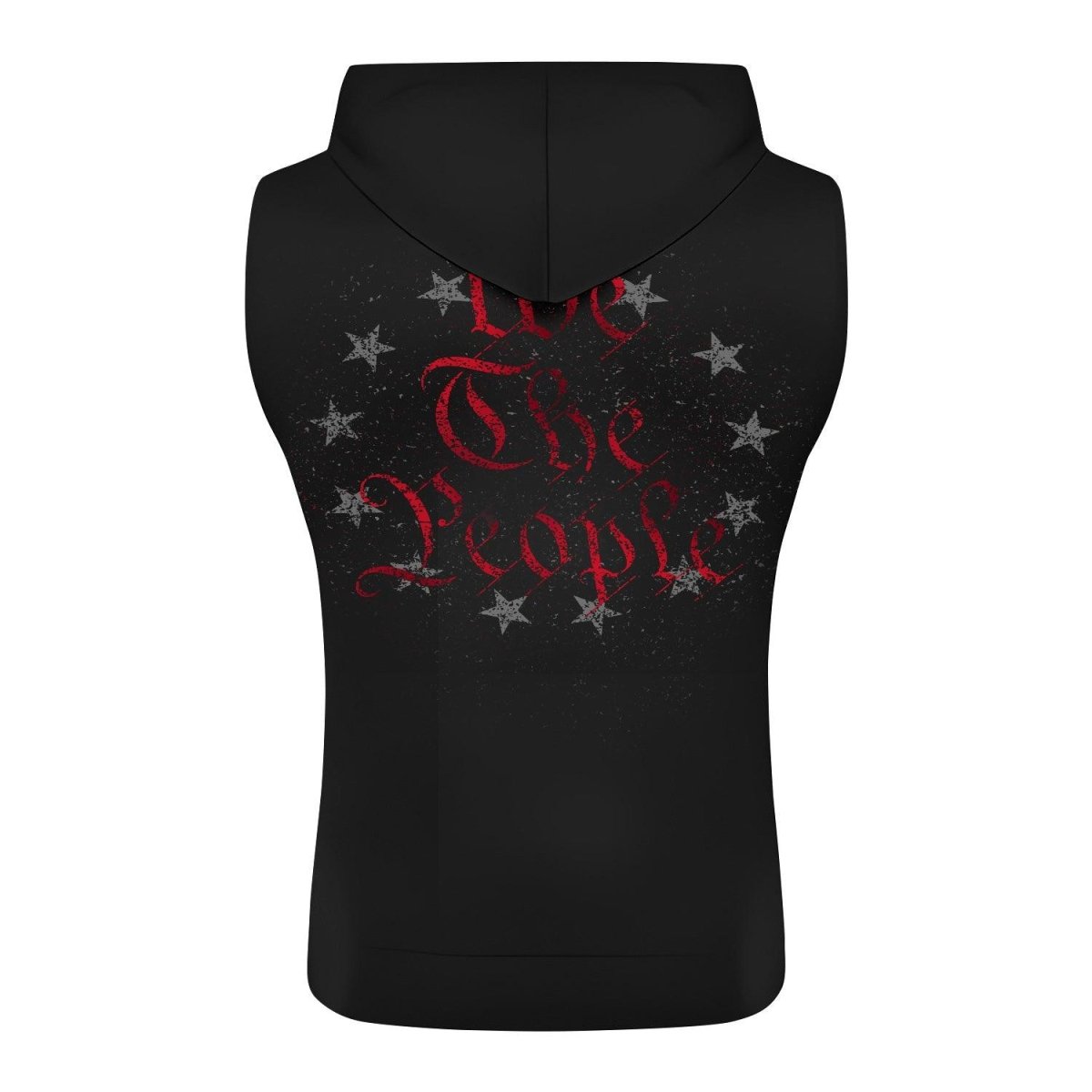 Personalized American Jiu Jitsu Grunge Sleeveless Pullover & Zip Hoodie - BattleFitGear