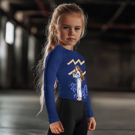 Aquarius Mom Kids Rash Guard - BattleFitGear