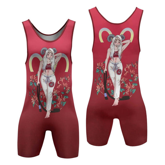 Aries Mom Wrestling Singlet - BattleFitGear