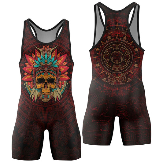 Aztec Eagle Warrior Wrestling Singlets - BattleFitGear