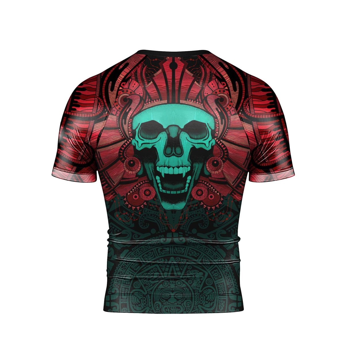 Aztec Heritage Men's Short Sleeve Rash Guard - BattleFitGear