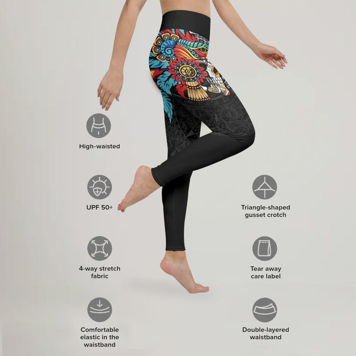 Aztec Serpent Warrior Leggings - BattleFitGear