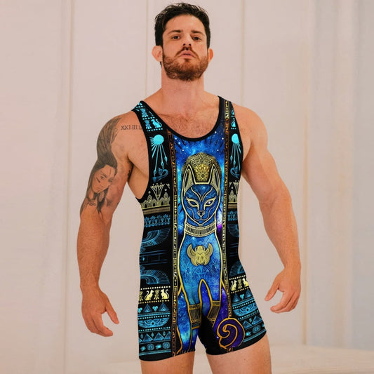 Bastet Galaxy Wrestling Singlets - BattleFitGear