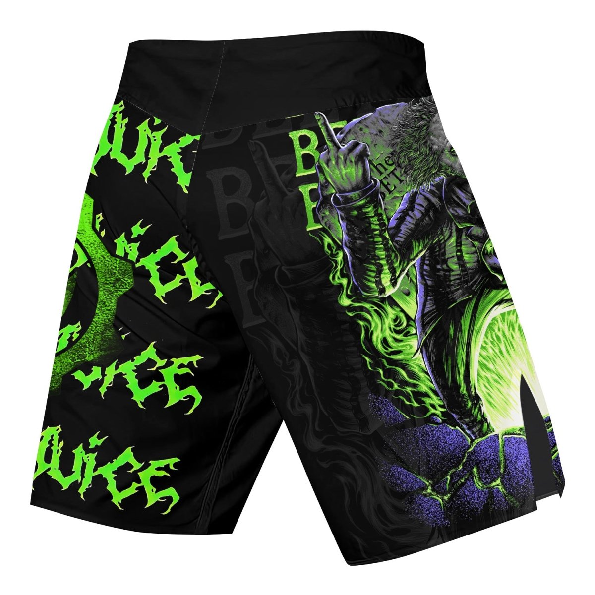 Beetlejuice Is Back Fight Shorts - BattleFitGear
