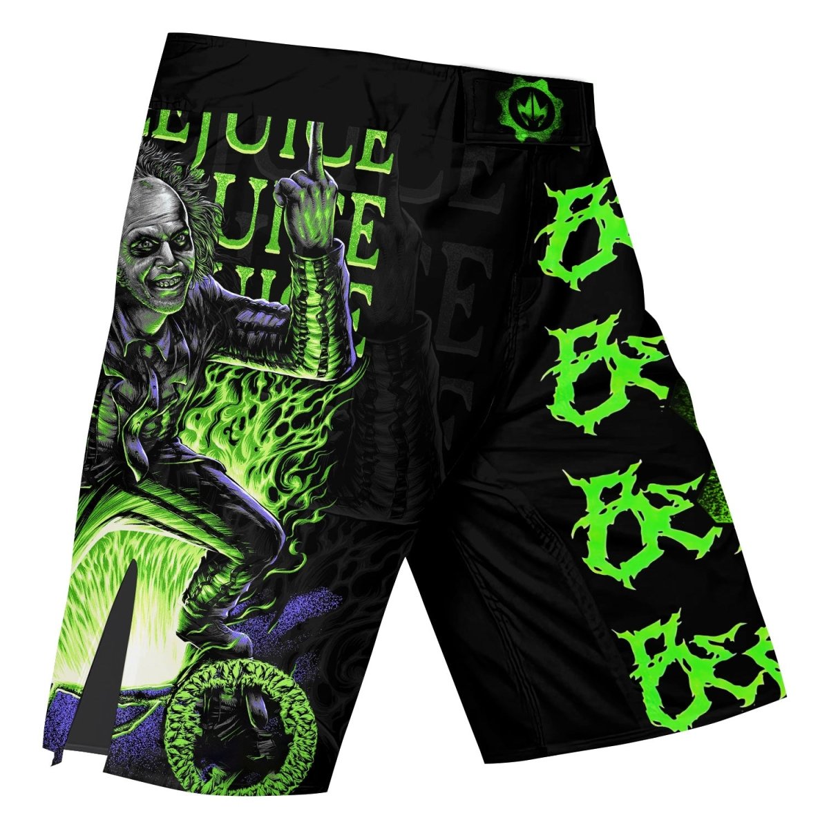 Beetlejuice Is Back Fight Shorts - BattleFitGear