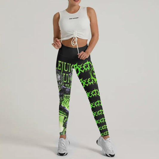 Beetlejuice Is Back Leggings - BattleFitGear
