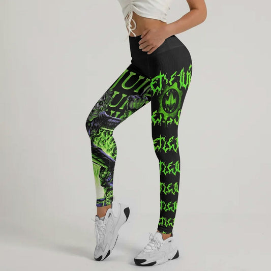 Beetlejuice Is Back Leggings - BattleFitGear