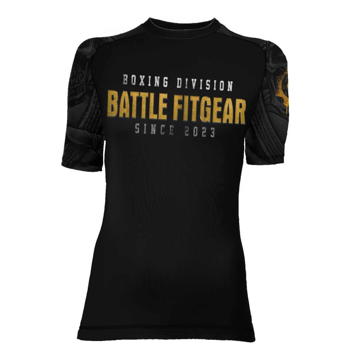 Boxing Division Women's Short Sleeve Rash Guard - BattleFitGear