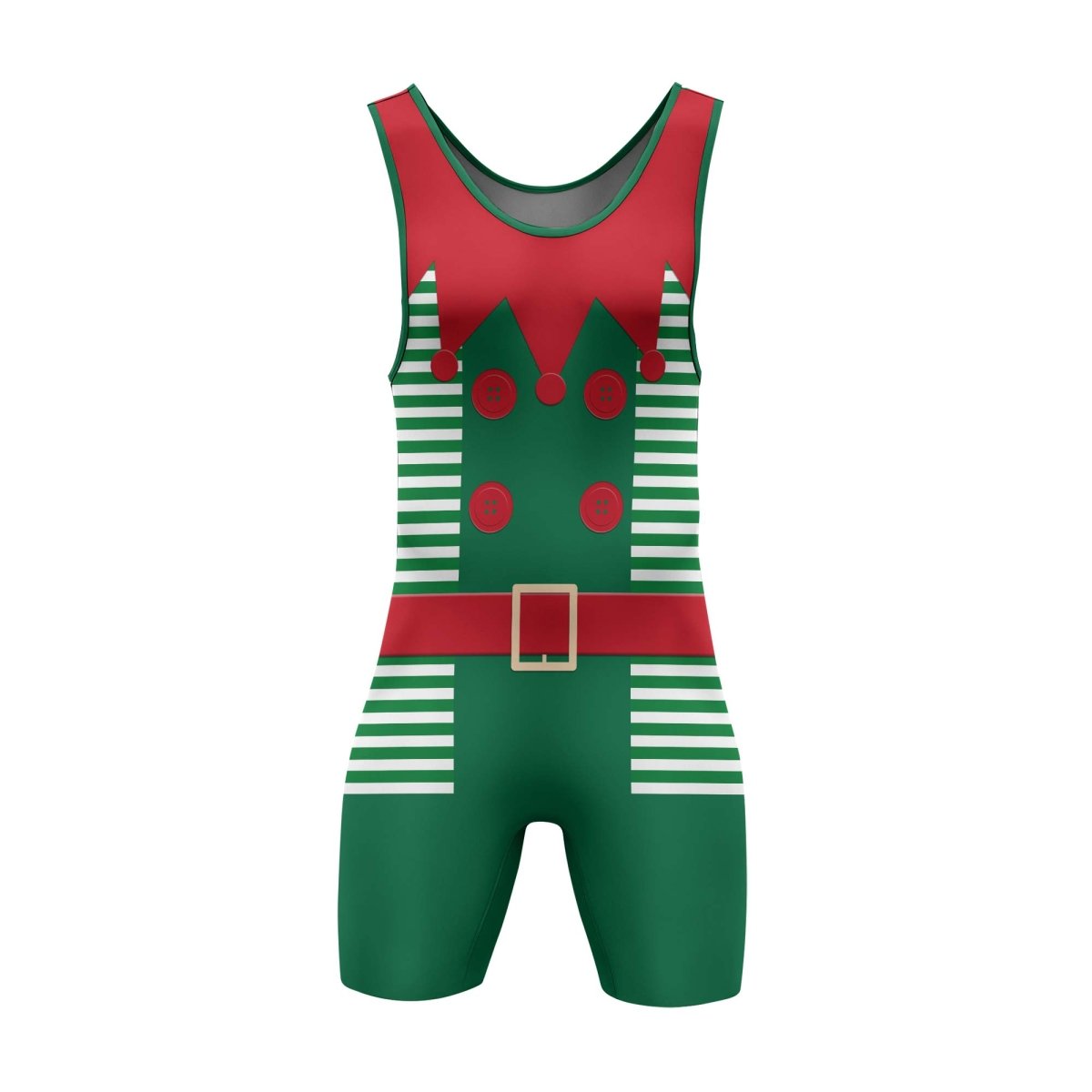 Christmas Elf Cosplay Wrestling Singlets - BattleFitGear