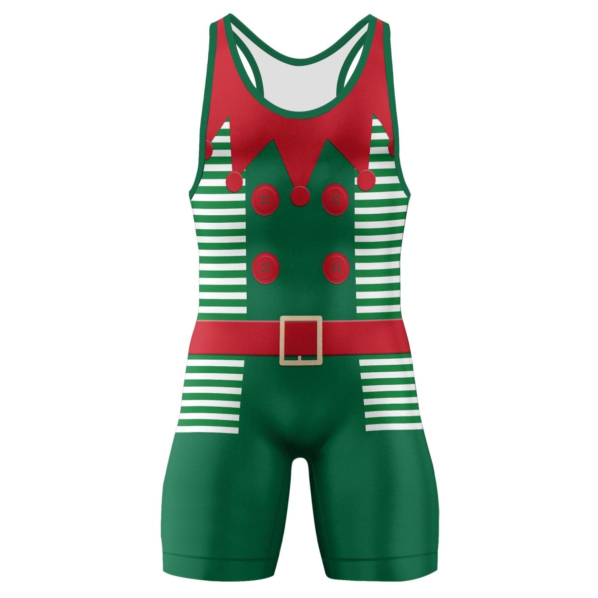 Christmas Elf Cosplay Wrestling Singlets - BattleFitGear