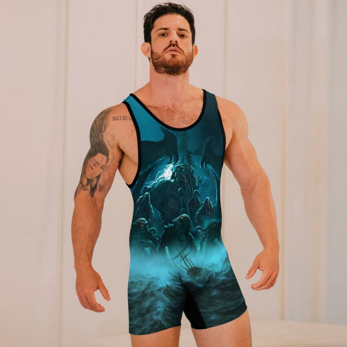Crew Of Cthulhu Wrestling Singlets - BattleFitGear