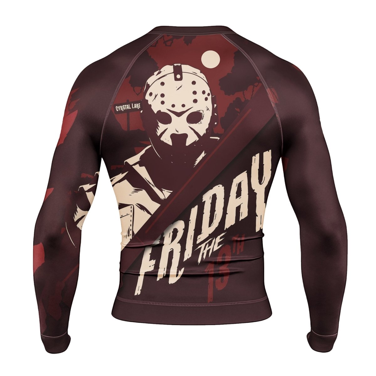 Friday the 13th Men's Long Sleeve Rash Guard - BattleFitGear