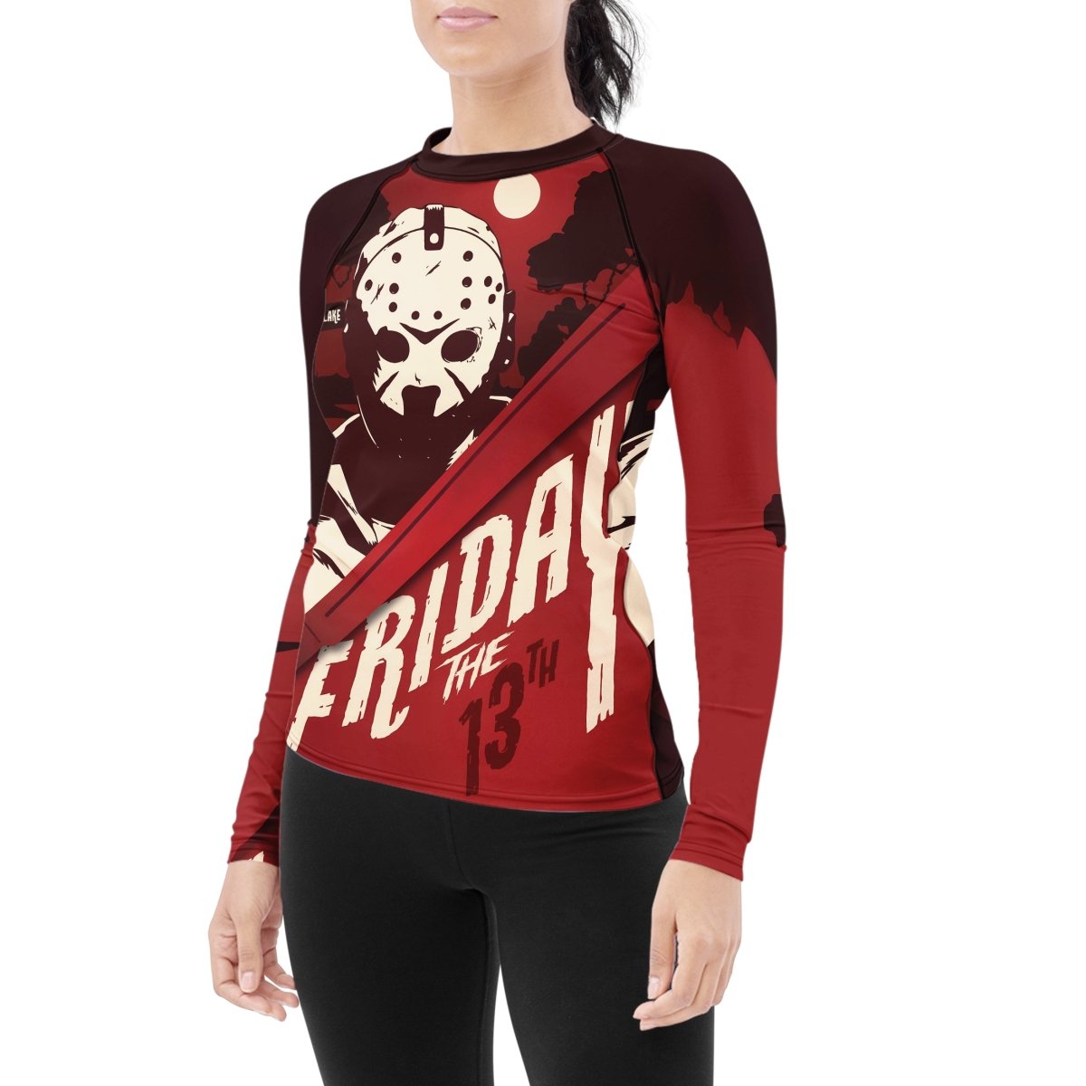 Friday the 13th Women's Long Sleeve Rash Guard - BattleFitGear