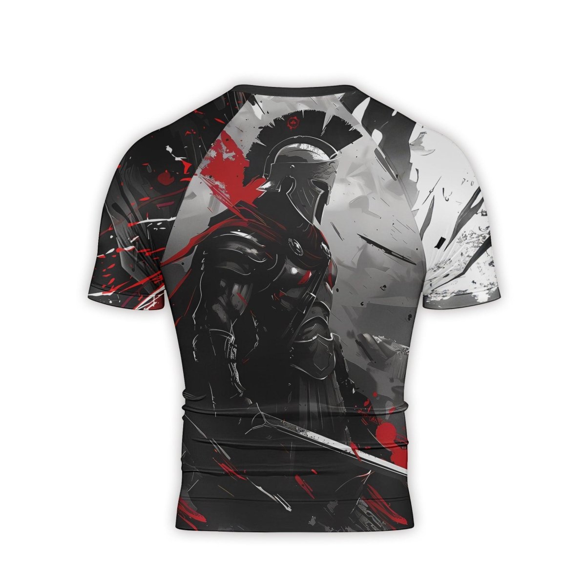 Spartan Warrior Soul Men's Short Sleeve Rash Guard - BattleFitGear