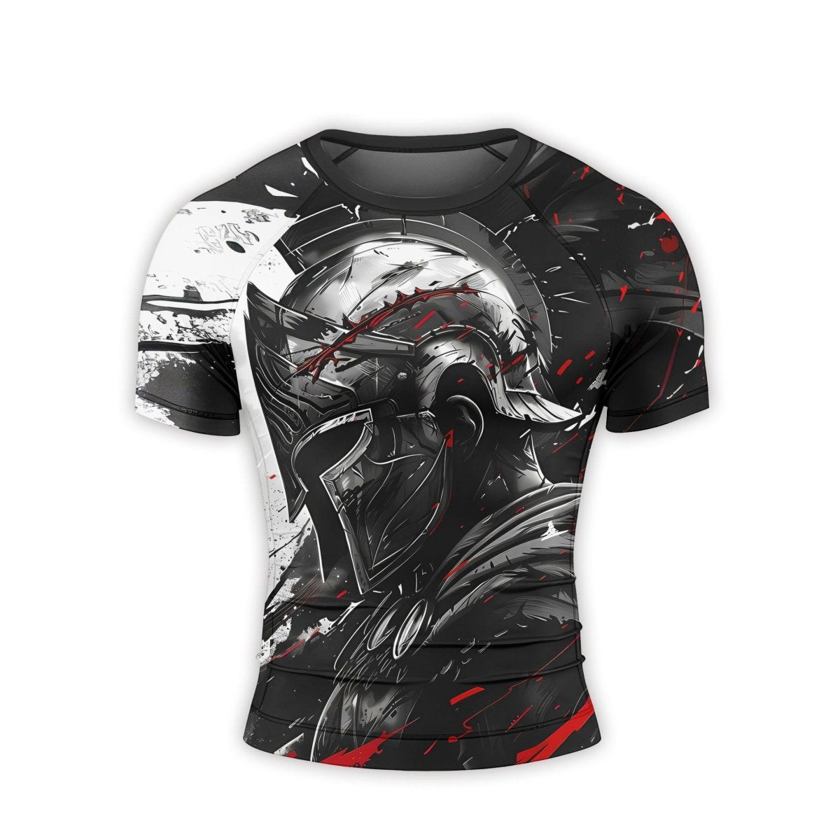 Spartan Warrior Soul Men's Short Sleeve Rash Guard - BattleFitGear