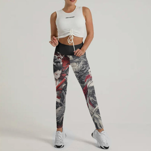 Geisha Samurai Leggings - BattleFitGear