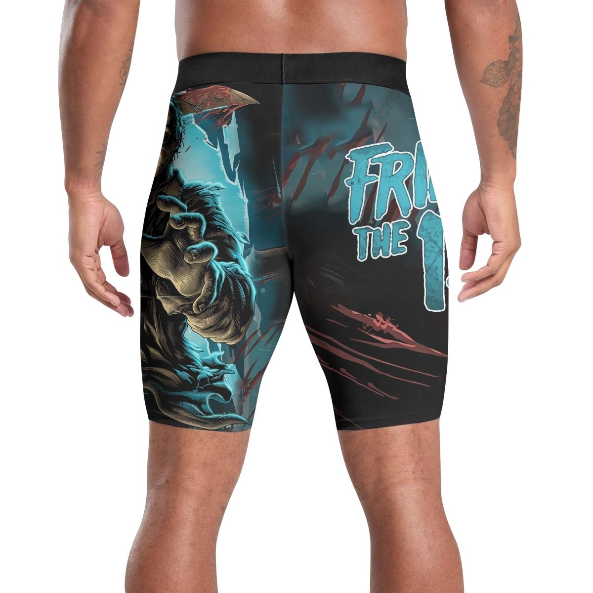 Grim Reaper Jason Voorhees Compression Shorts - BattleFitGear