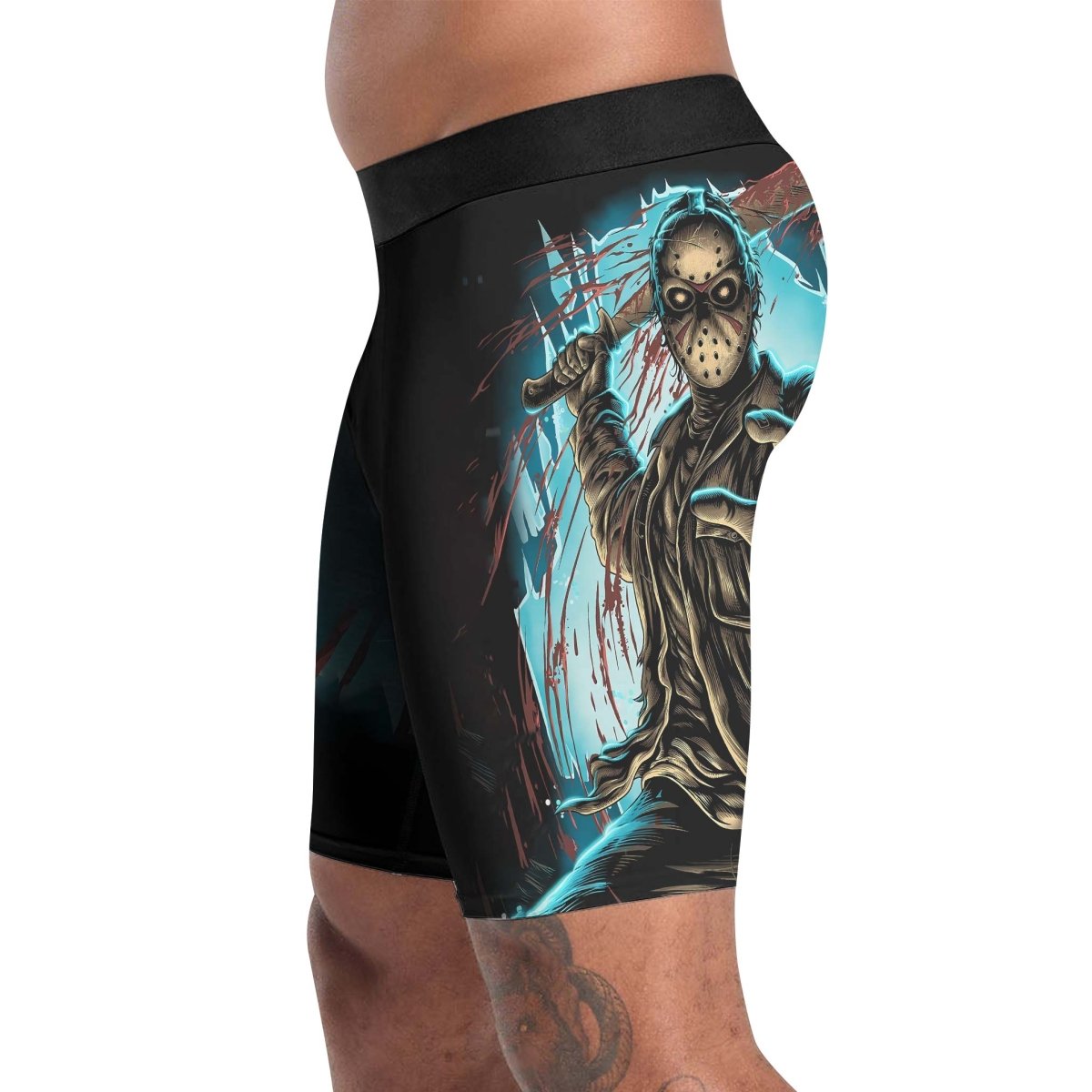 Grim Reaper Jason Voorhees Compression Shorts - BattleFitGear