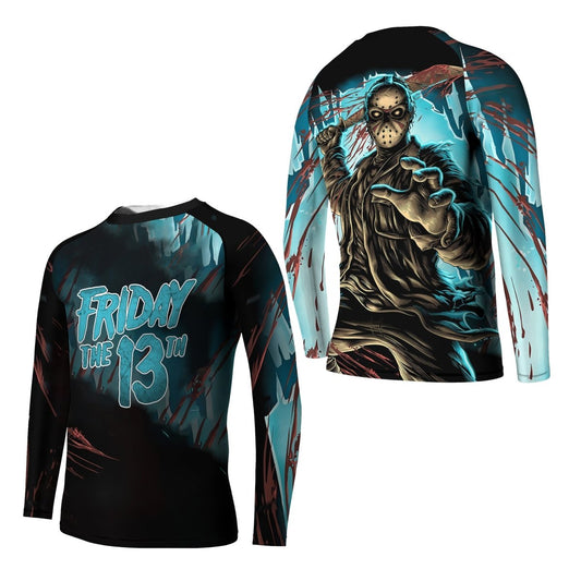 Grim Reaper Jason Voorhees Kids Rash Guard - BattleFitGear