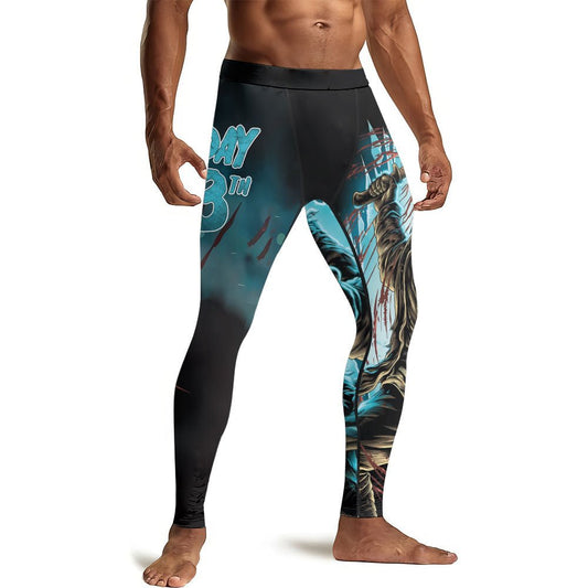 Grim Reaper Jason Voorhees Men's Compression Leggings - BattleFitGear