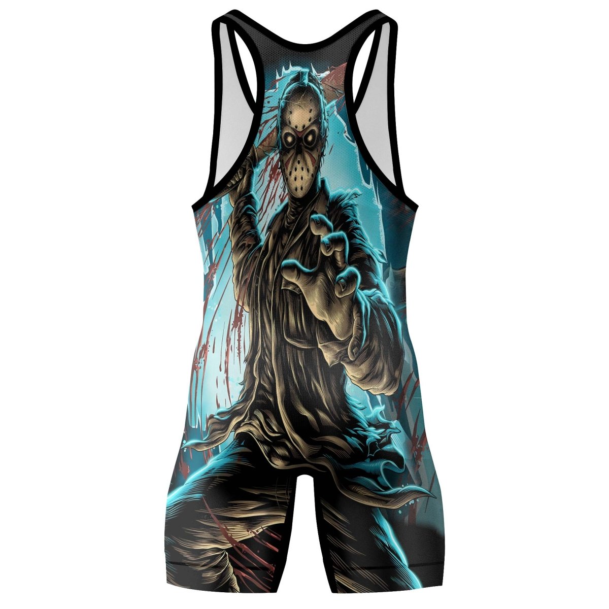 Grim Reaper Jason Voorhees Wrestling Singlets - BattleFitGear