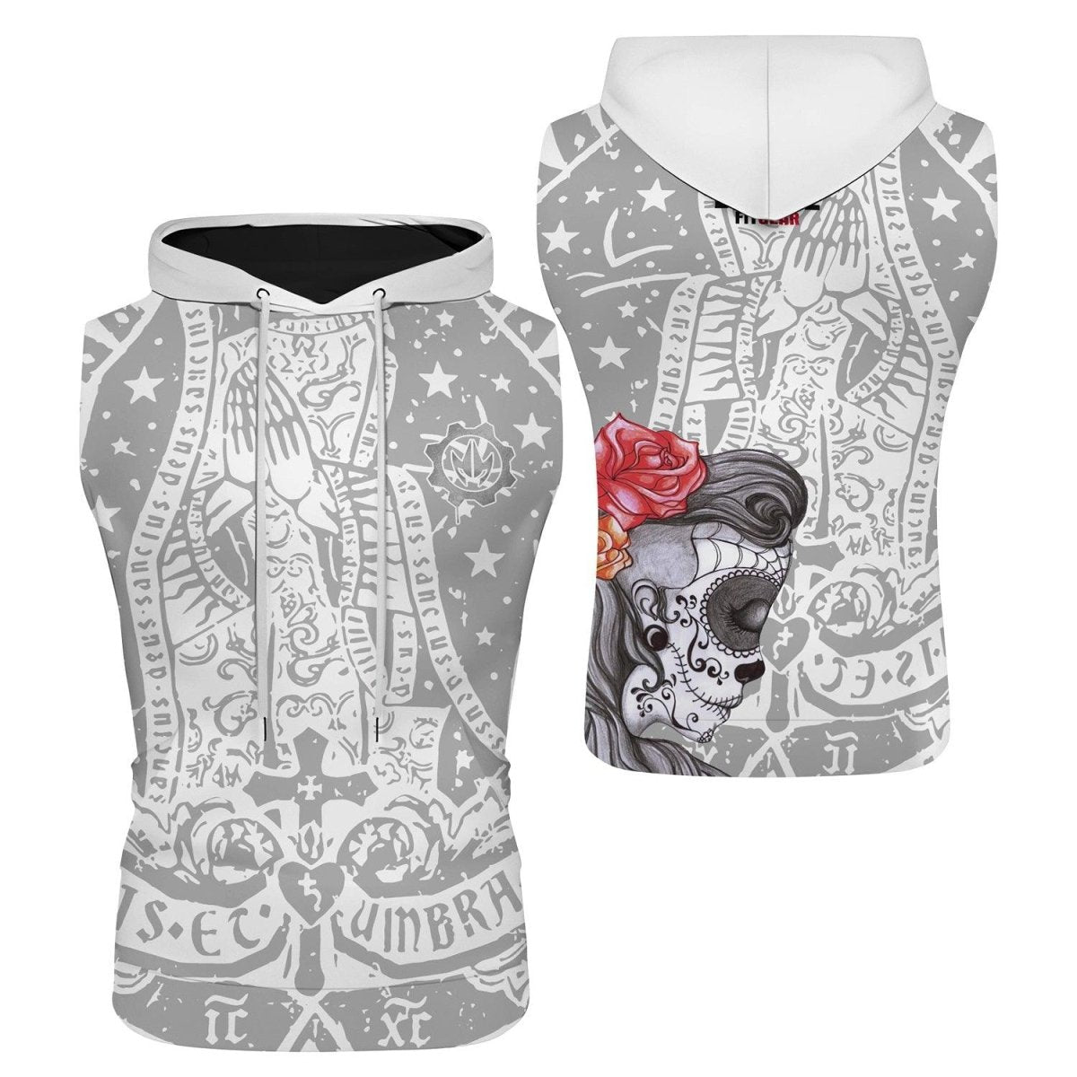 La Santa Muerte Sleeveless Pullover & Zip Hoodie - BattleFitGear