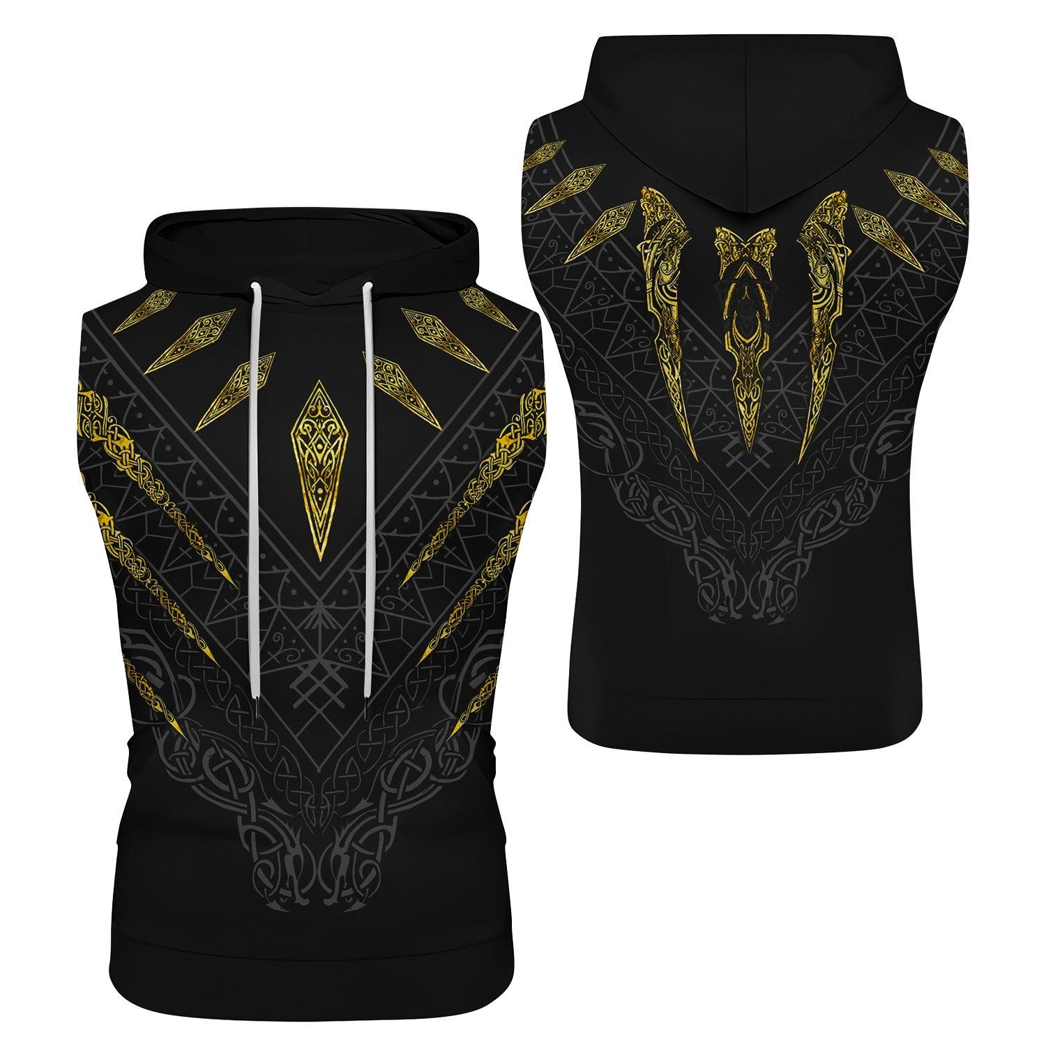 Fenrir's Wrath Sleeveless Pullover & Zip Hoodie