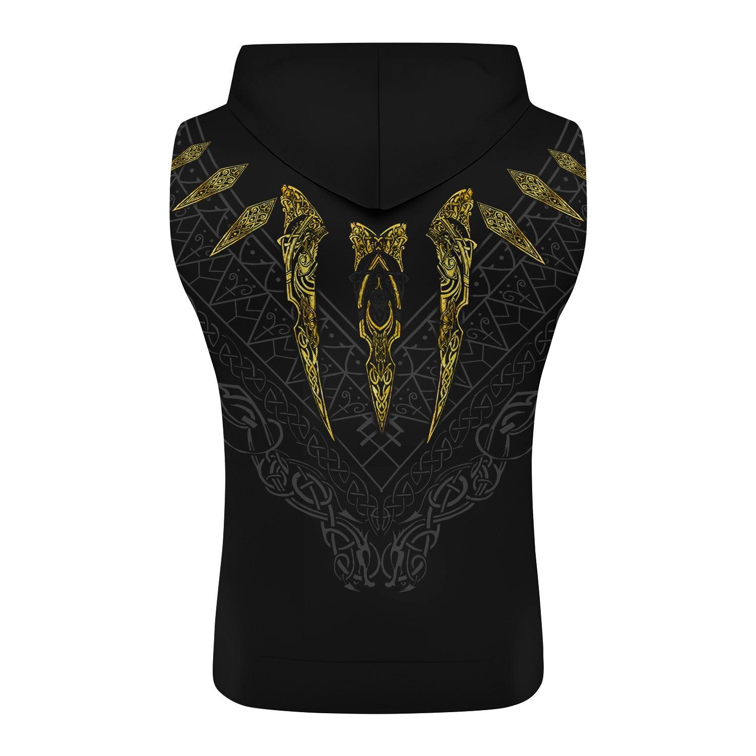 Fenrir's Wrath Sleeveless Pullover & Zip Hoodie