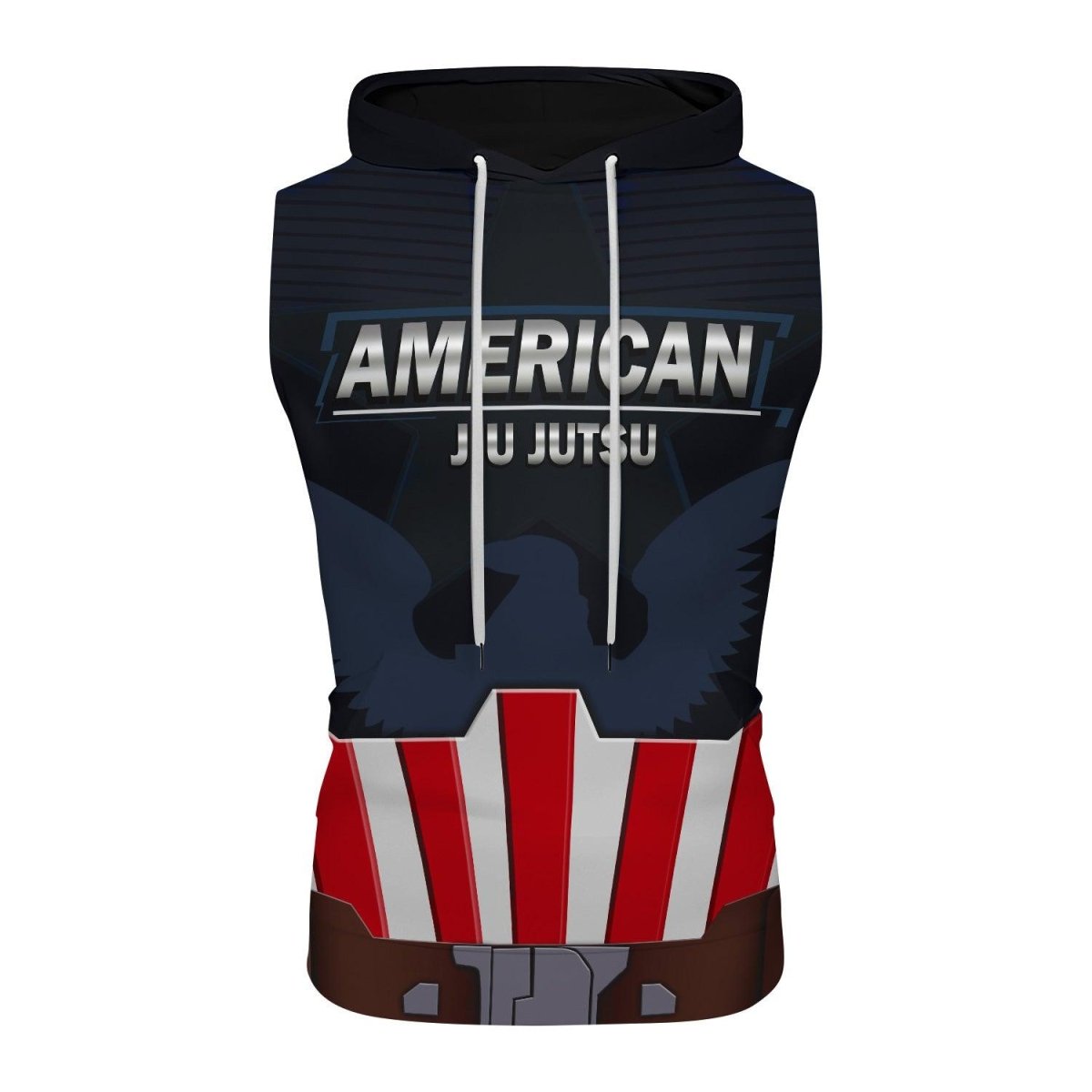 Captain American Sleeveless Pullover & Zip Hoodie - BattleFitGear