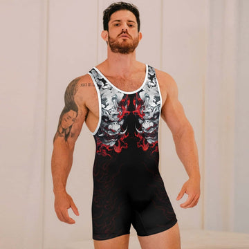 Hellstorm Demon Wrestling Singlets - BattleFitGear