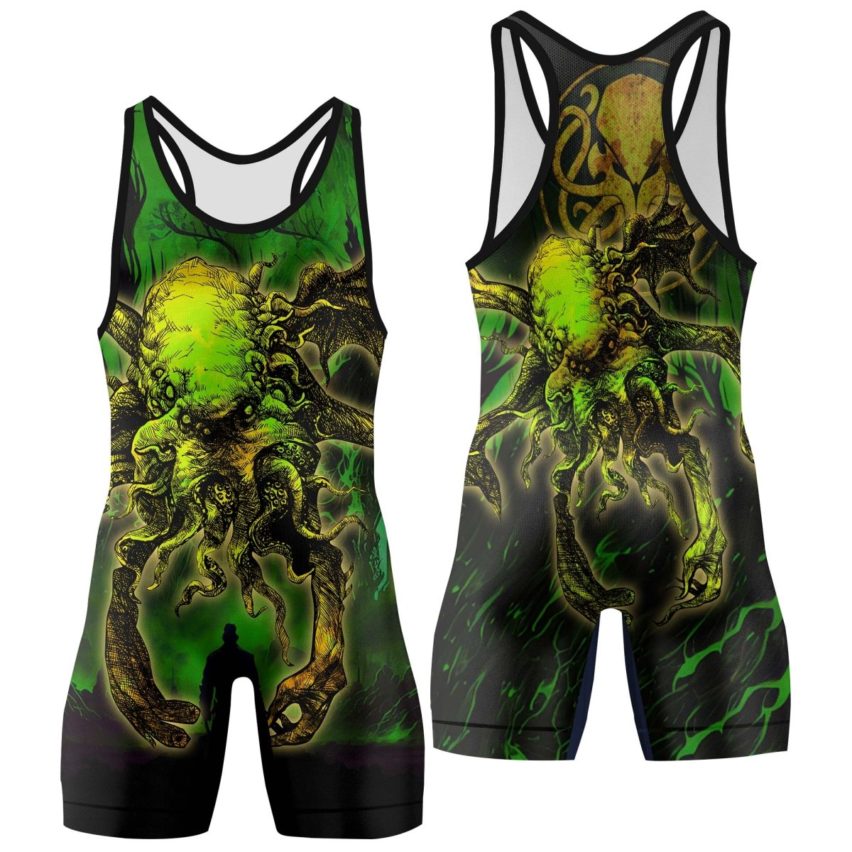 Hungry Of Cthulhu Wrestling Singlets - BattleFitGear