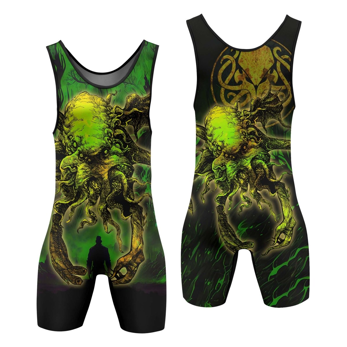 Hungry Of Cthulhu Wrestling Singlets - BattleFitGear