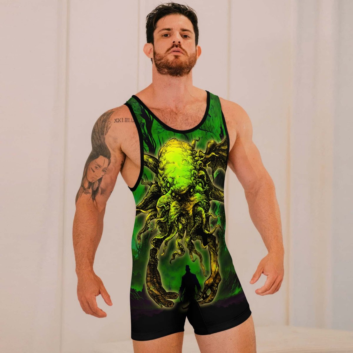 Hungry Of Cthulhu Wrestling Singlets - BattleFitGear