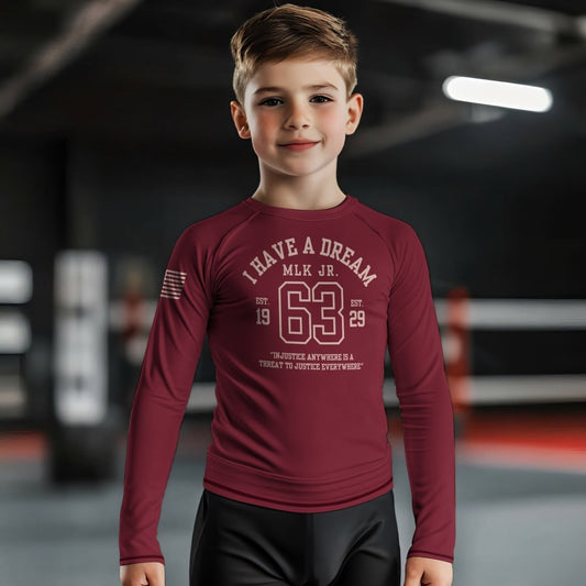 I Have A Dream Kids Rash Guard - BattleFitGear