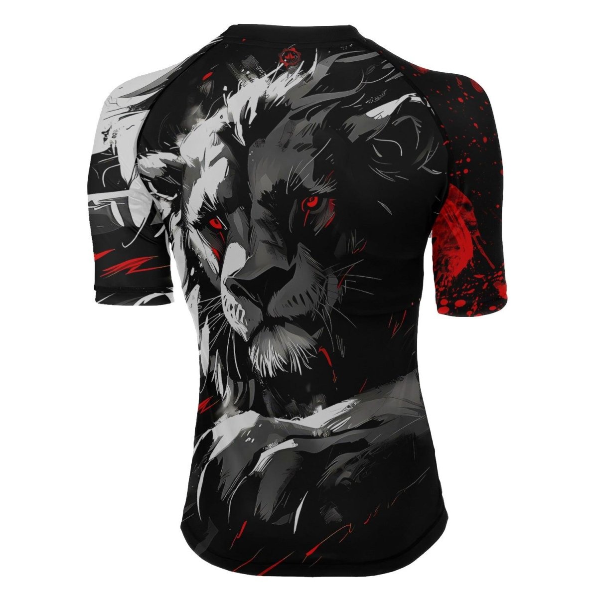 Dangerous Lion Women's Short Sleeve Rash Guard - BattleFitGear