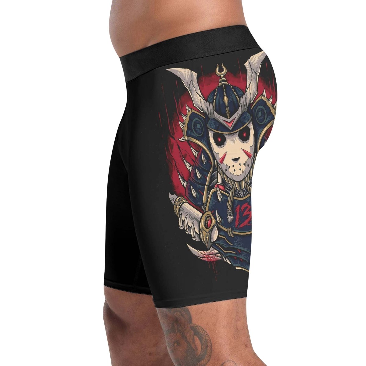 Jason Voorhees Samurai Compression Shorts - BattleFitGear