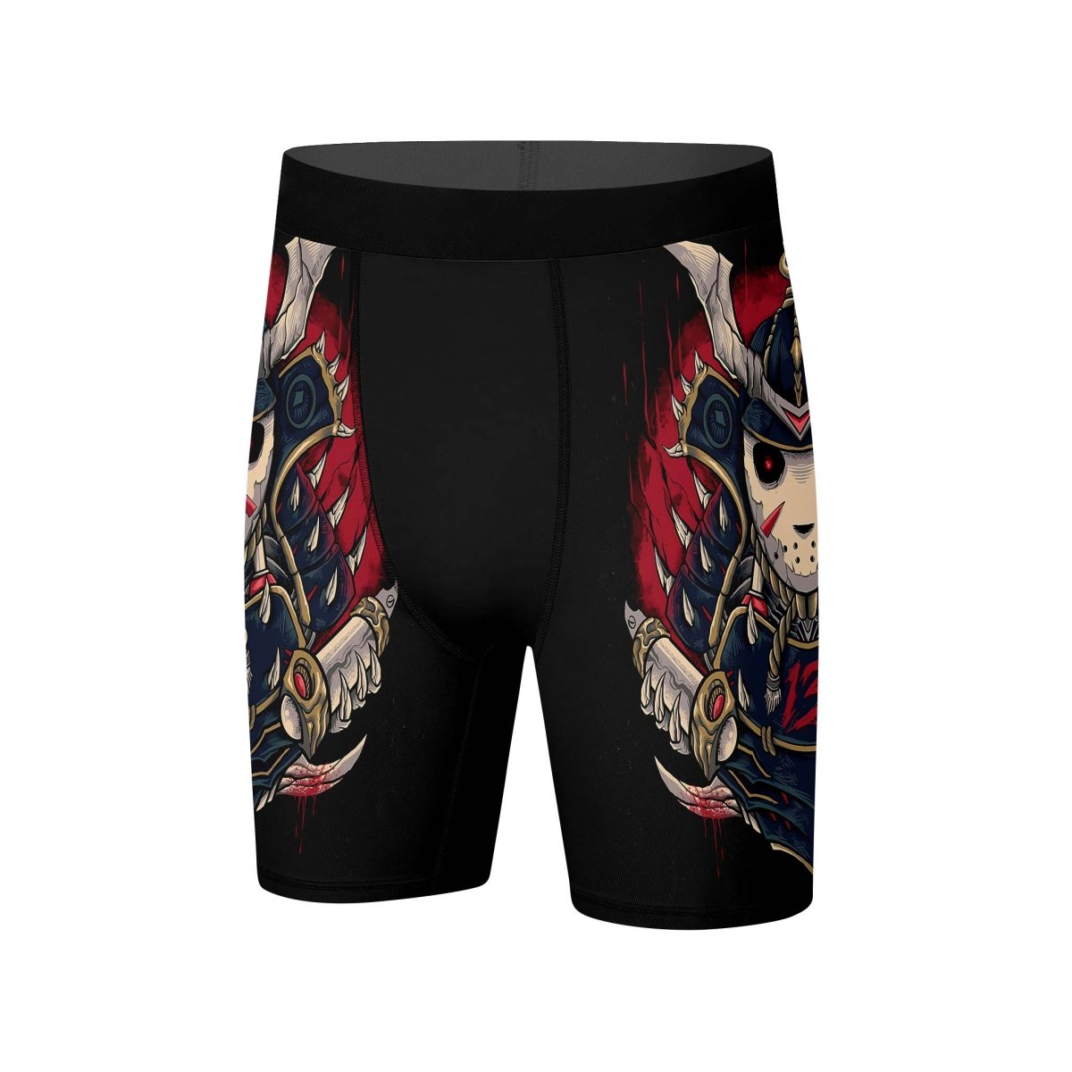 Jason Voorhees Samurai Compression Shorts - BattleFitGear