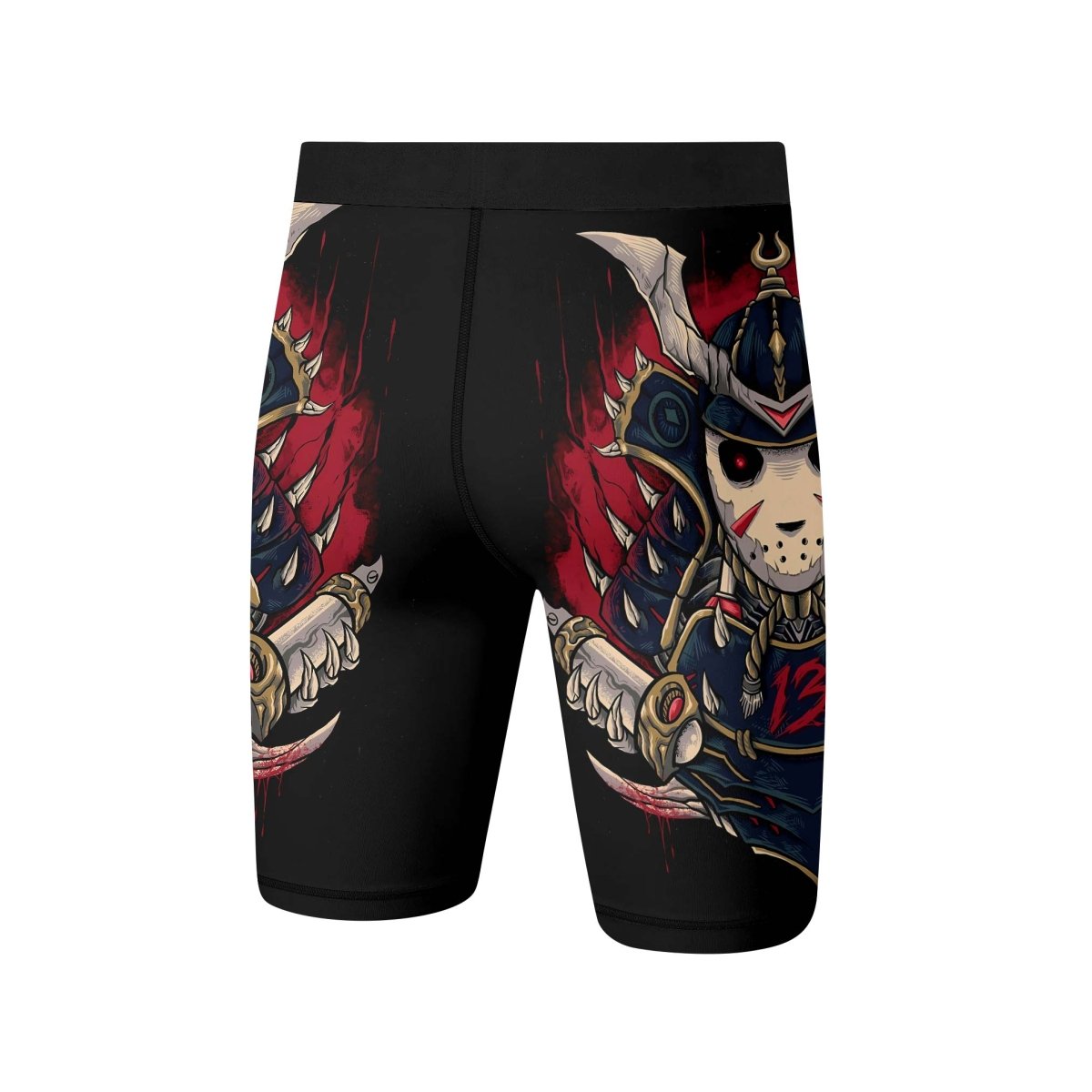 Jason Voorhees Samurai Compression Shorts - BattleFitGear