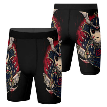 Jason Voorhees Samurai Compression Shorts - BattleFitGear
