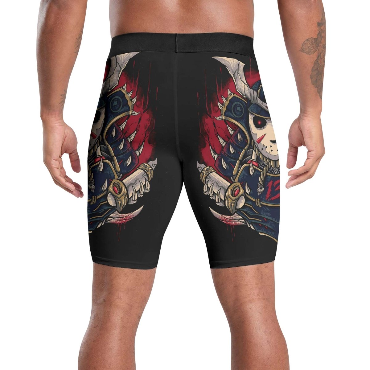 Jason Voorhees Samurai Compression Shorts - BattleFitGear